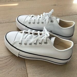 New leather Converse!